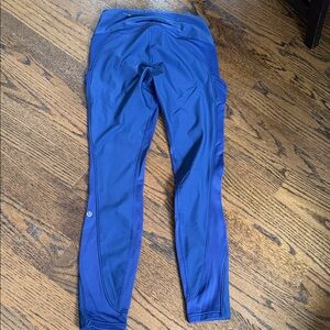 Lululemon Blue Athletic Leggings Sz 4